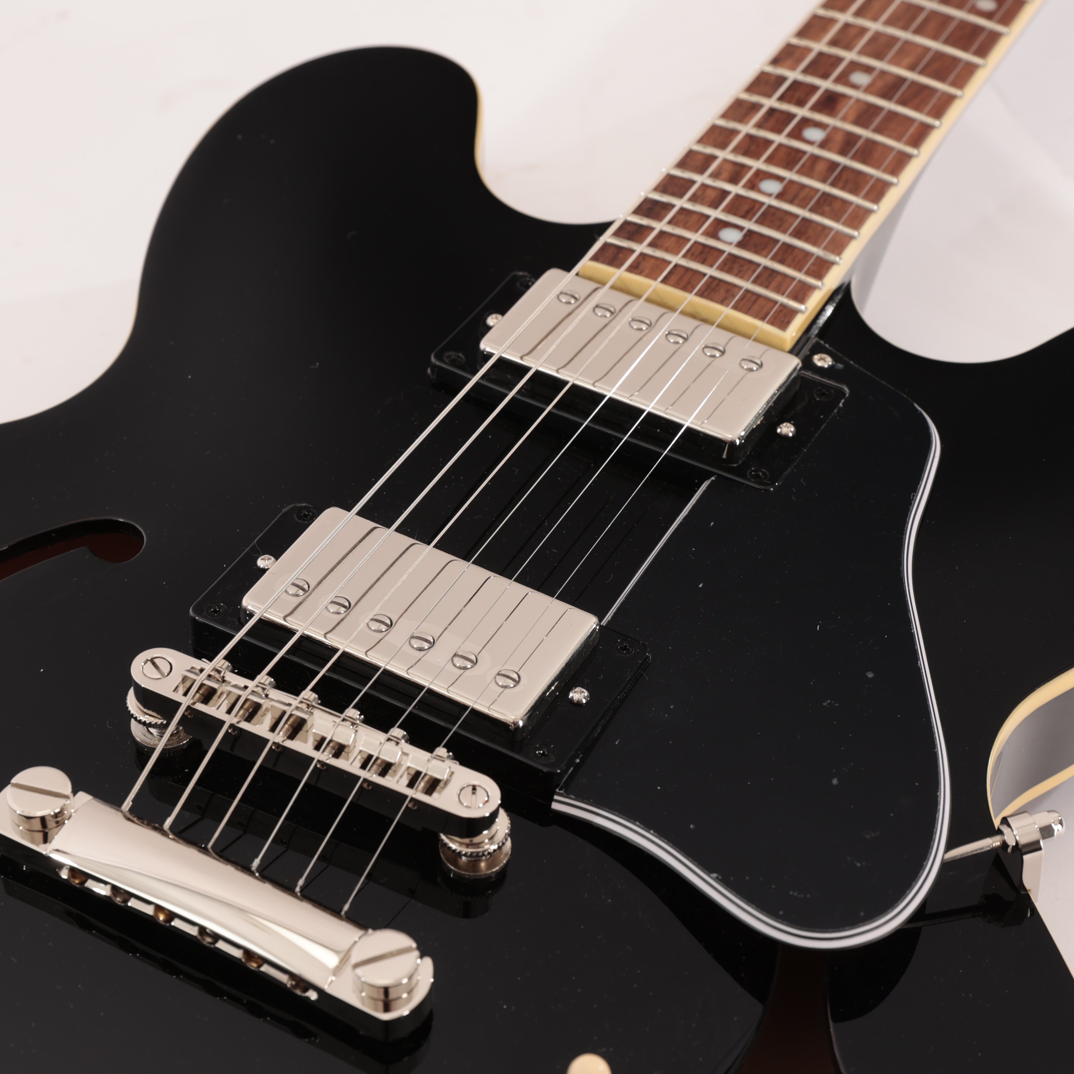 Epiphone Inspired by Gibson ES-335 in Ebony - Andertons Music Co.